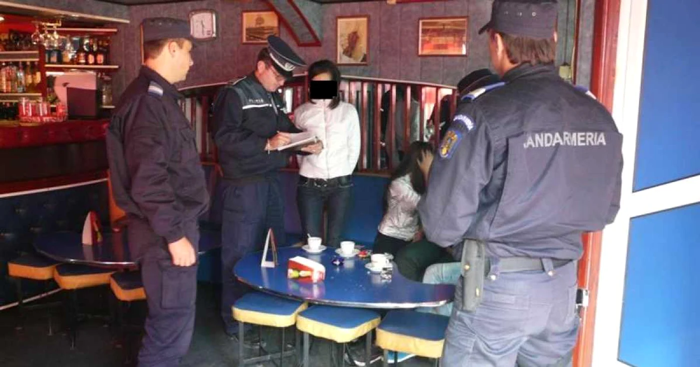 Jandarmii au amendat scandalagiii (foto arhivă)