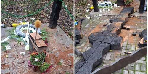 Troita lui Corneliu Zelea Codreanu a fost distrusa foto FB Diana Sosoaca png