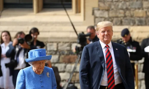 The President Of The United States And Mrs Trump Meet HM Queen jpeg