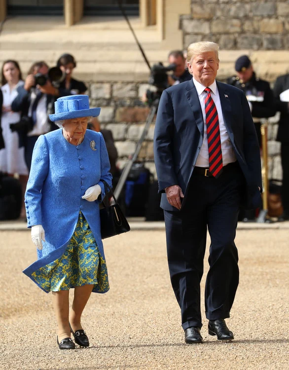The President Of The United States And Mrs Trump Meet HM Queen jpeg