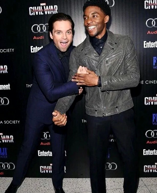 Moartea lui Chadwick Boseman l-a întristat pe actorul român de la Hollywood, Sebastian StanFoto Instagram
