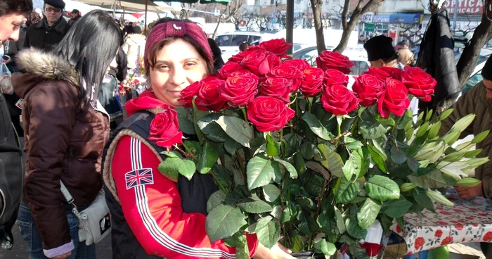 Oferta de flori a fost deosebit de bogată