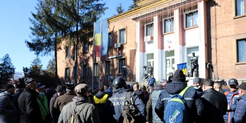 protestul minerilor la petrosani foto daniel guta adevarul