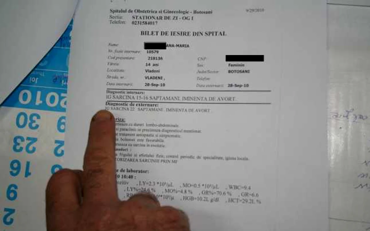 Certificatul medical confirmă faptul că Ana Maria este însărcinată (foto)