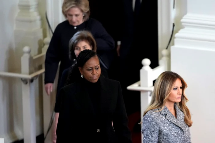 Melania Trump, Michelle Obama, Laura Bush și Hillary Clinton prezente la priveghiul lui Rosalynn Carter, Profimedia (4) jpg