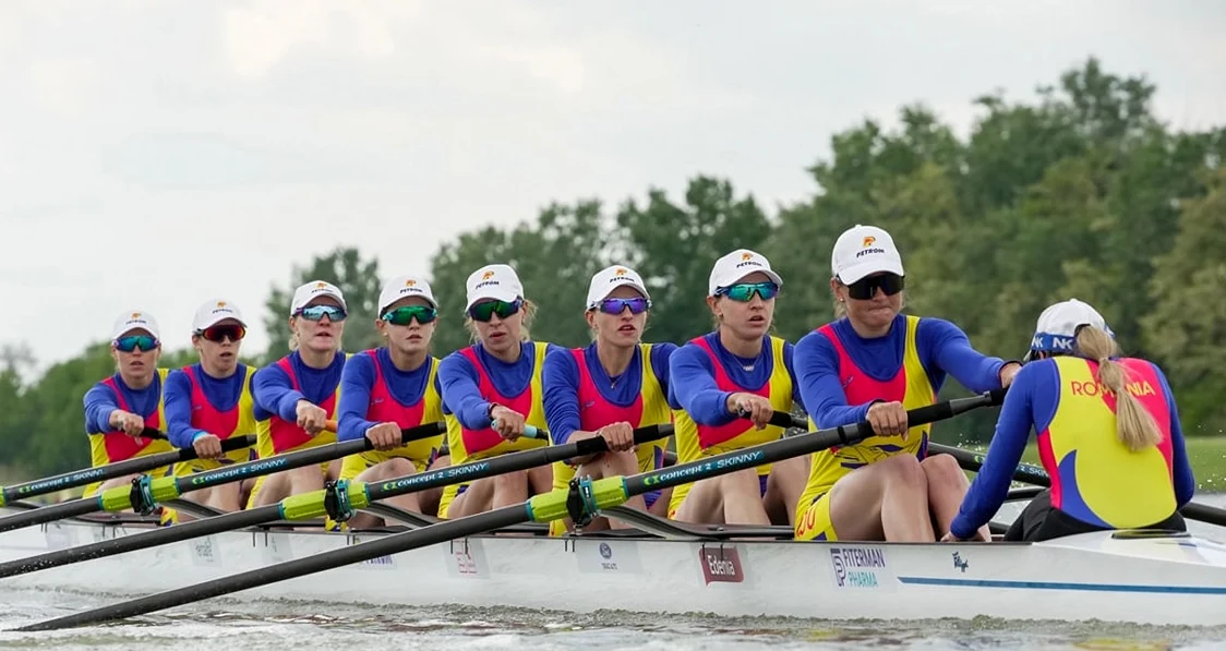 România 8+1 a adus ultima medalie de aur pentru România. Foto Facebook