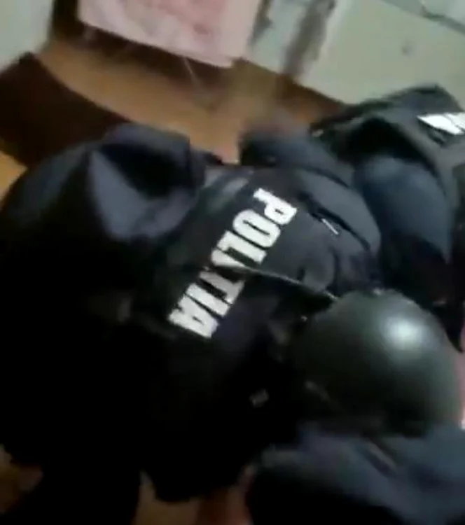 Captură video Poliţia Română