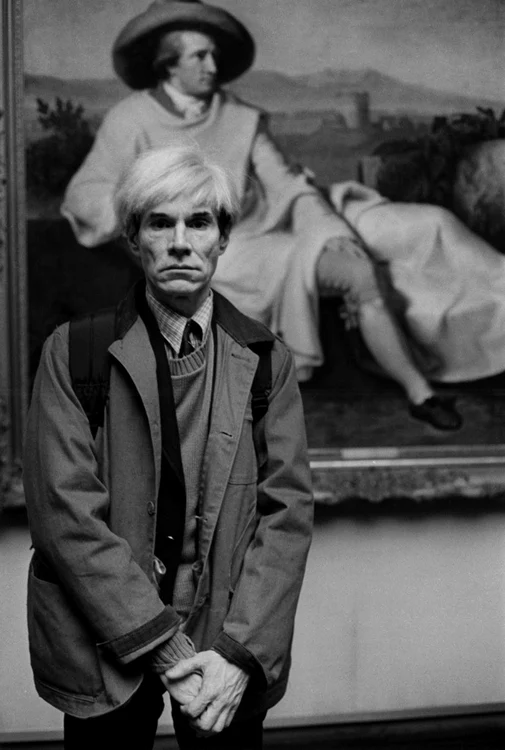 Andy Warhol, fotografiat de Barbara Klemm