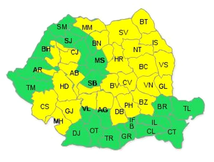 
    Iată judeţele afectate!  