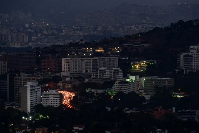 Caracas a mai trecut recent printr-o pană de curent FOTO AFP