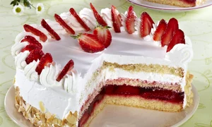 Whipped Cream Cake with Strawberries jpeg