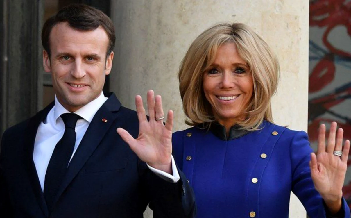 Soţii Macron. Foto: Arhivă