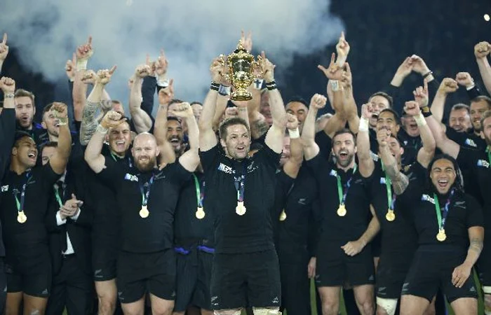 Noua Zeelanda a cucerit pentru a treia oara Cupa Mondială la rugbyFOTO: AP