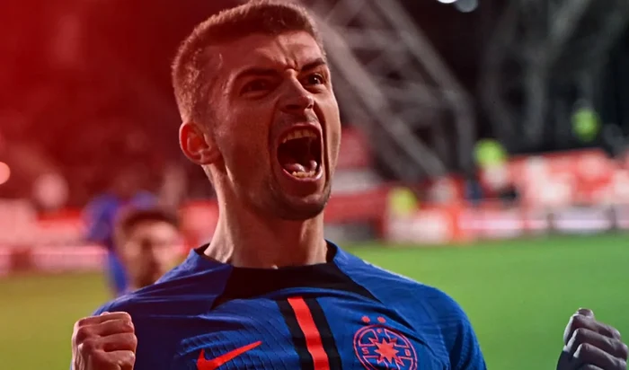 Florin Tănase a adus trei puncte în contul echipei sale. Foto Facebook FCSB 
