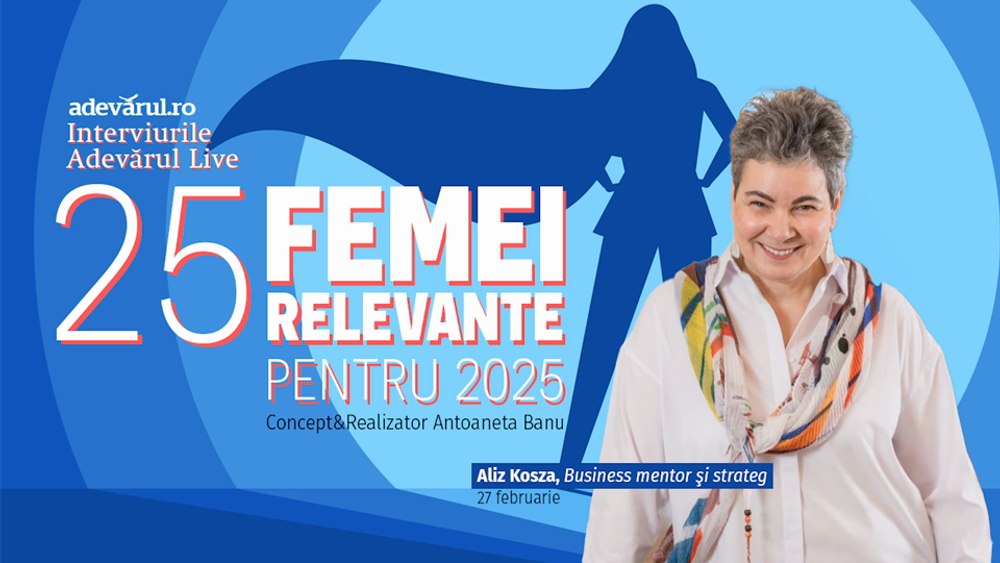 25 de Femei Relevante pentru 2025. Aliz Kosza, business mentor:  Credința în forţa interioară și în talentul tău este calea spre reuşită 