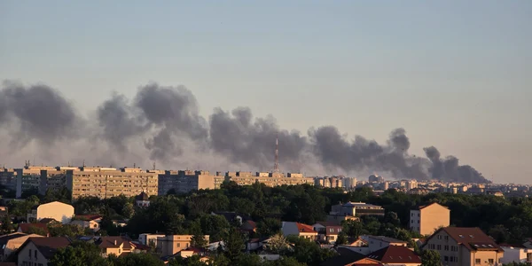 Incendiu în Bragadiru FOTO Octav Ganea
