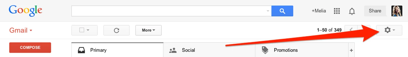 Opţiunea Undo Send în Gmail