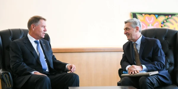 Iohannis si Inaltul comisar ONU pentru refugiati Filippo Grandi FOTO presidency.ro