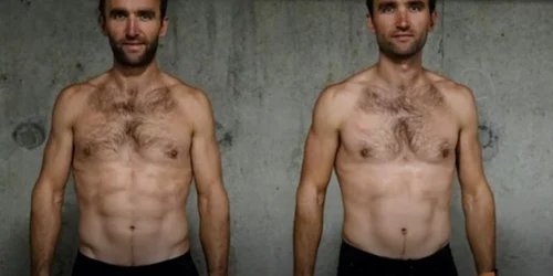 Experimentul gemenilor Hugo și Ross Turner Unul a urmat o dietă vegană, iar celălalt o dietă pe bază de carne Foto Captură video YouTube jpg