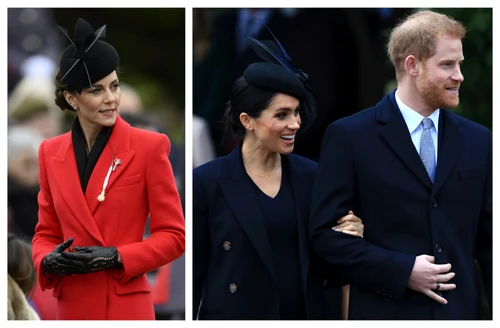 Kate și Meghan, aceeași pălărie