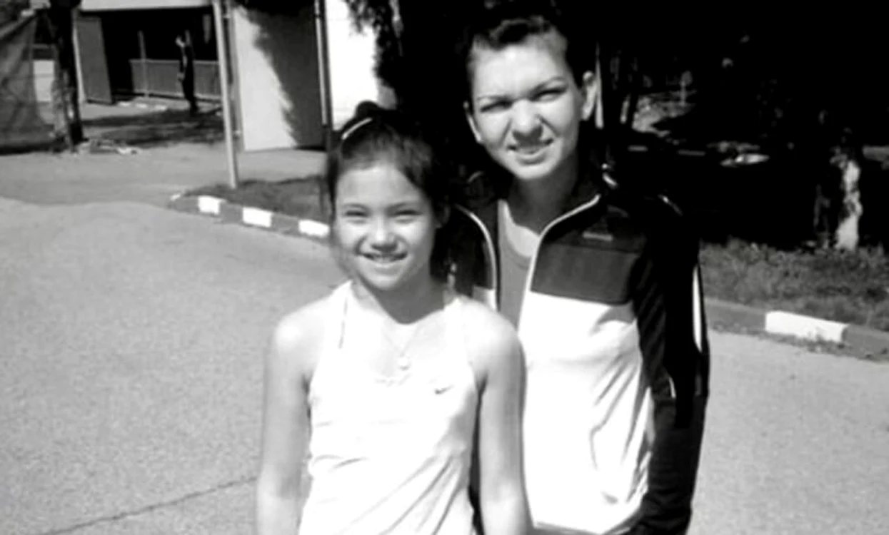
    Simona Halep și Emma Răducanu în 2014FOTO: Instagram  