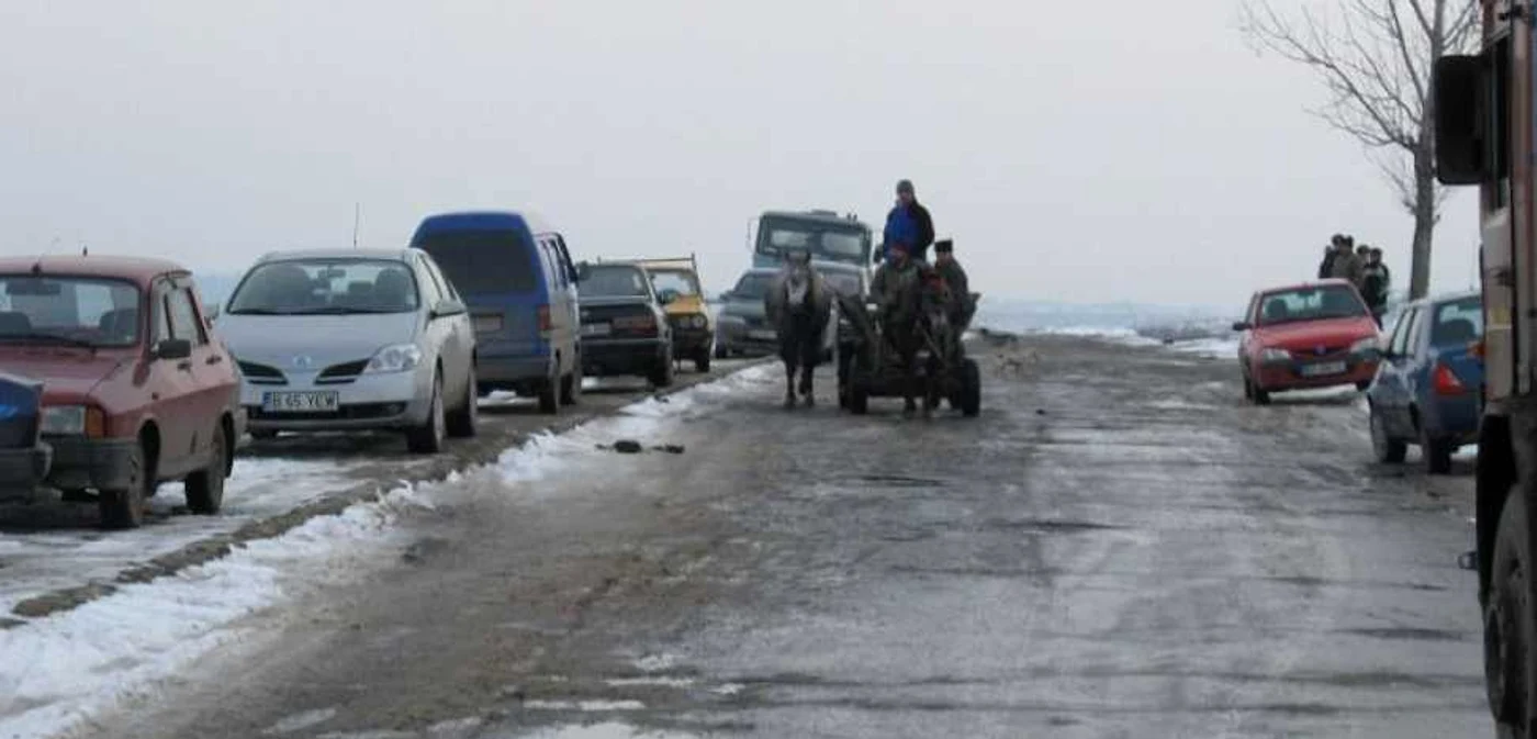 În prezent, centura de est e tranzitată mai mult de camioane şi căruţe