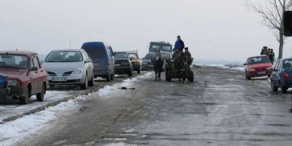 În prezent, centura de est e tranzitată mai mult de camioane şi căruţe