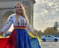 Ornela Pasăre, ședință foto îmbrăcată în tricolor foto: arhiva personală 