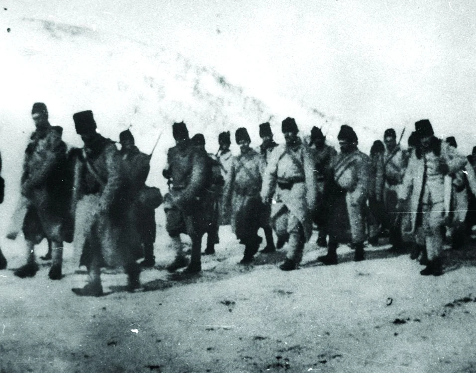 Trupele române se retrag spre Moldova, toamna-iarna lui 1916