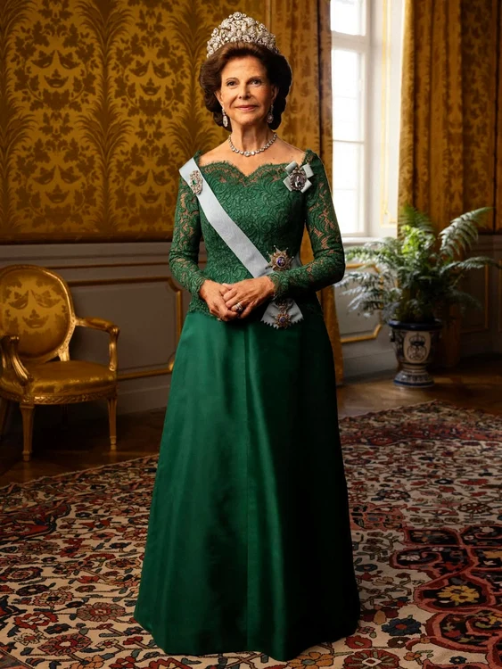 Regina Silvia a Suediei, portret regal 2026, Casa Regală a Suediei jpg
