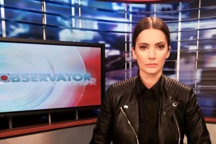 Andreea Berecleanu (40 de ani) va prezenta Observatorul îmbrăcată într-o geacă de piele