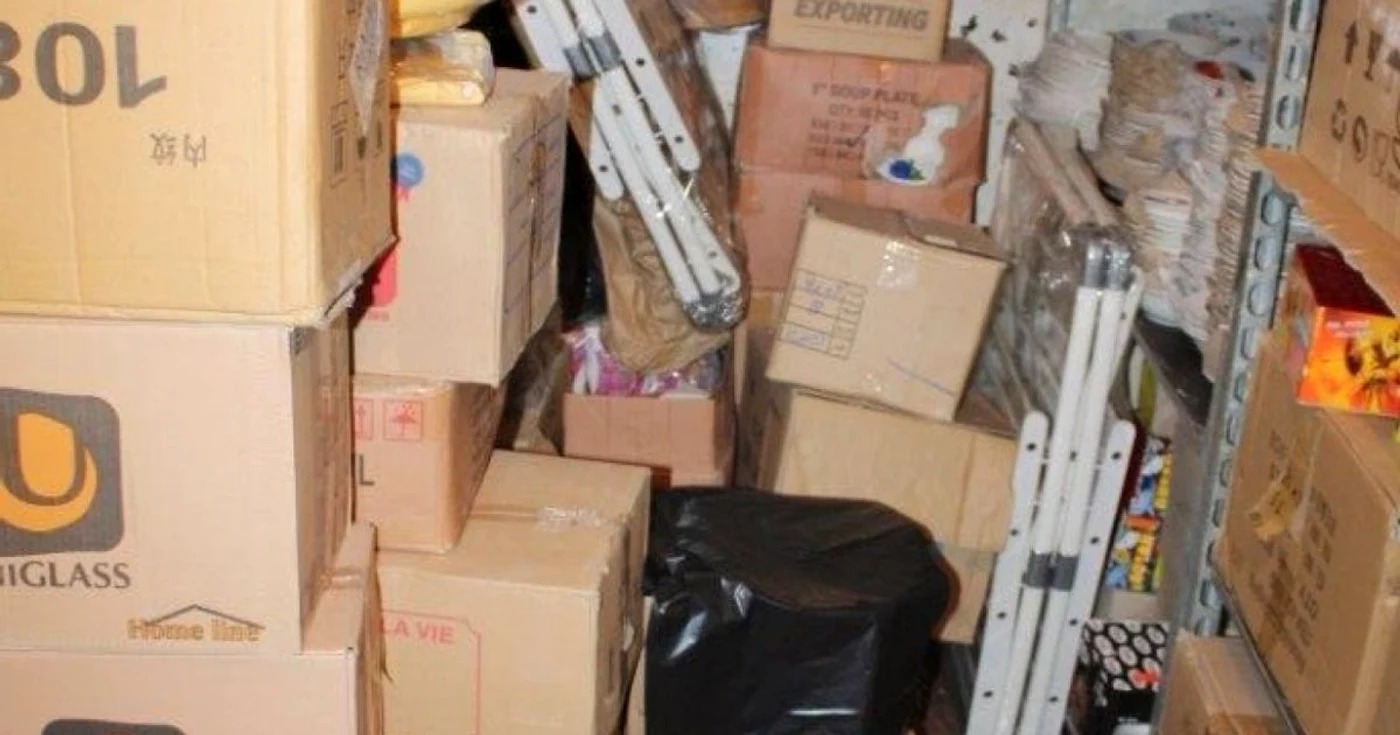 Materialele pirotehnice găsite la percheziţie