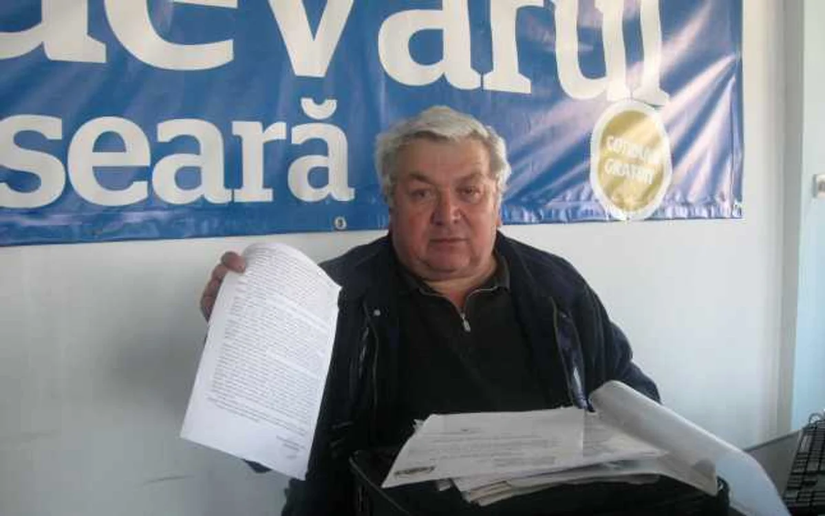 Victor Sireca este supărat că a rămas fără 6.500 de euro, de care s-a folosit statul român. 