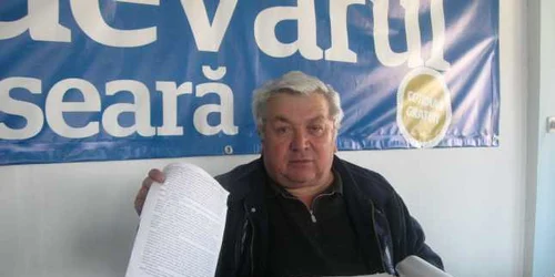 Victor Sireca este supărat că a rămas fără 6.500 de euro, de care s-a folosit statul român. 