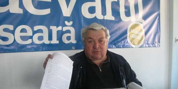 Victor Sireca este supărat că a rămas fără 6.500 de euro, de care s-a folosit statul român. 