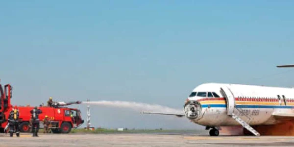 Accident simulat la Otopeni