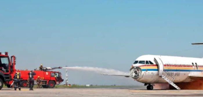 Accident simulat la Otopeni