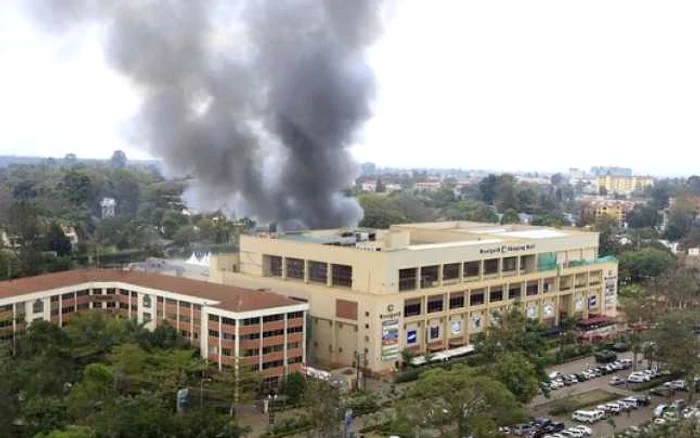 Centrul comercial Westgate în timpul atacului. FOTO: Reuters