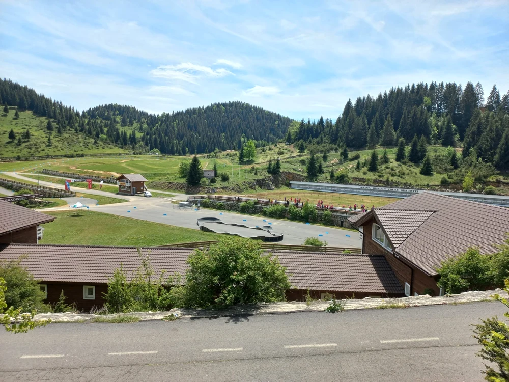 Arena de biatlon de la Cheile Grădiștei FOTO Ioan Buciumar