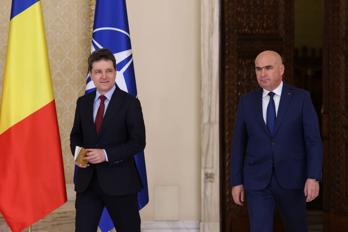 Nicușor Dan și Ilie Bolojan Foto: Inquam Photos/George Călin