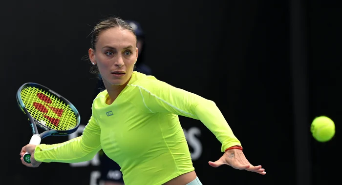 Ana Bogdan a încheiat socotelile cu Australian Open. Foto Getty images