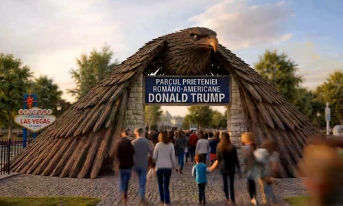 Proiectul viitorului Parc al Prieteniei Româno-Americane „Donald Trump.FOTO: Facebook/Daniel Băluță