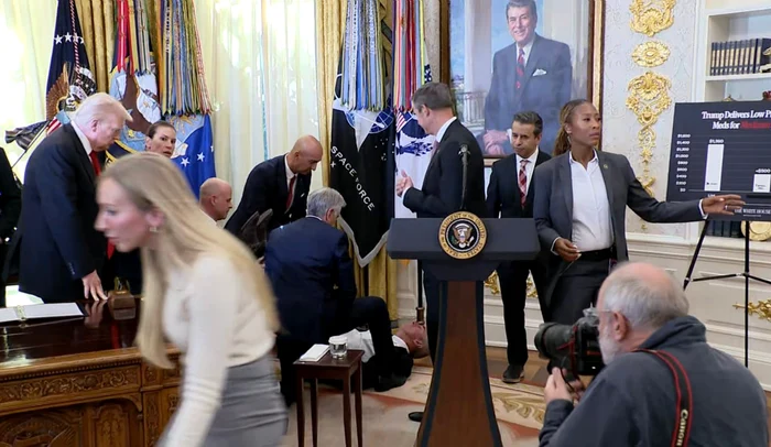 Gordon Findlay s-a prăbușit lângă biroul lui Donald Trump FOTO: Captura video