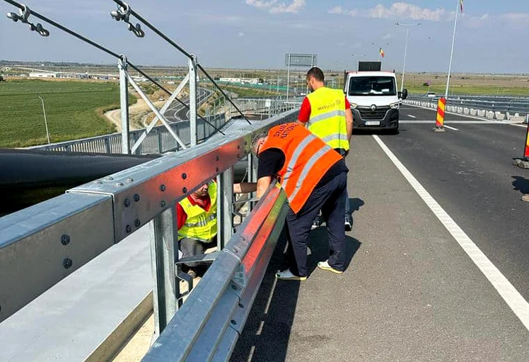 Podul peste Dunăre a intrat în reparații FOTO: CNAIR