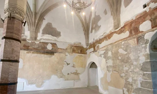 Noi fresce descoperite în Sala Dietei din Castelul Corvinilor (© Muzeul Castelul Corvinilor)