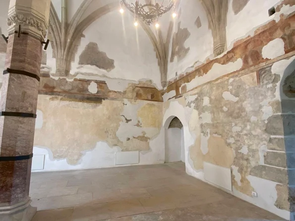 Noi fresce descoperite în Sala Dietei din Castelul Corvinilor (© Muzeul Castelul Corvinilor)