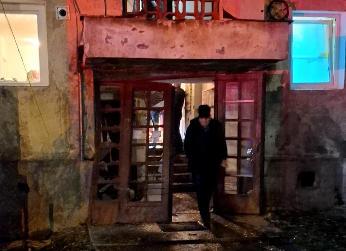 Blocul a fost evacuat FOTO: ISU
