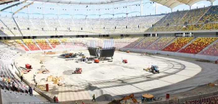 Stadionul „Arena Naţională“ are o capacitate de 55.000 de locuri 