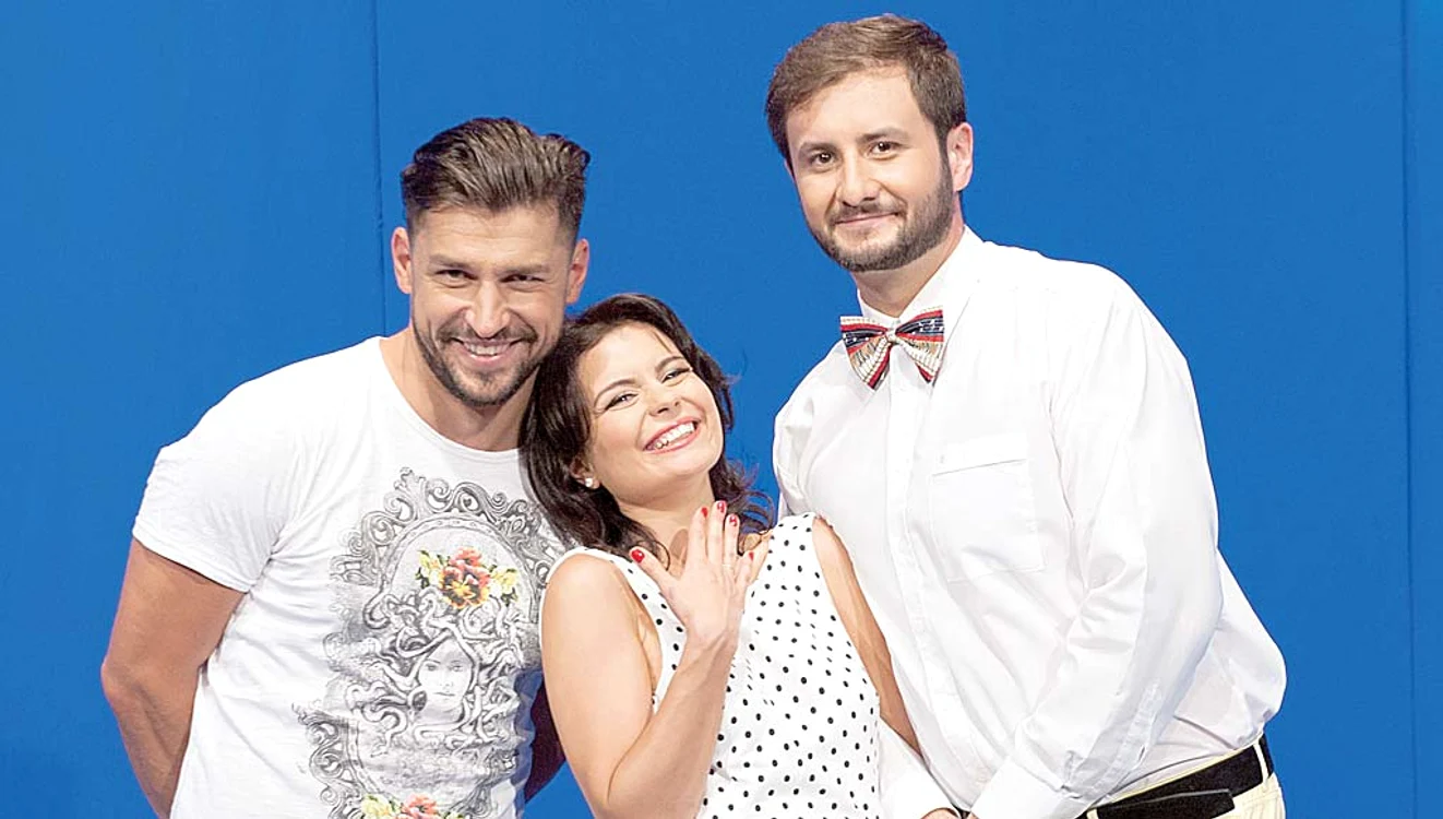 Ana Maria Georgescu, alături de colegii ei de la matinal