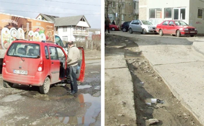 Strada Fermelor arată ca o uliţă de la ţară iar strada Dărmăneşti pare că este albia unui râu
